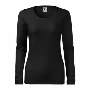 Malfini Slim női hosszú ujjú póló, fekete kép