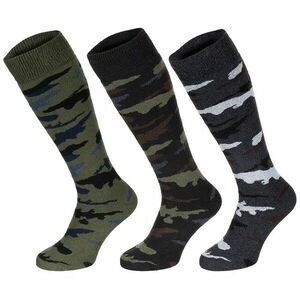 MFH téli zokni, "Esercito", terepszínű, hosszú, 3 db, 3 db-os csomag kép