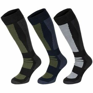 MFH téli zokni, "Esercito", csíkos, hosszú, 3 darabos csomag kép