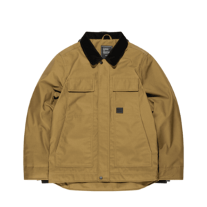 Vintage Industries Elliston kabát, sötétbarna színű kép