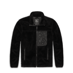 Vintage Industries Kodi bélelt sherpa fleece kapucnis pulóver, fekete kép