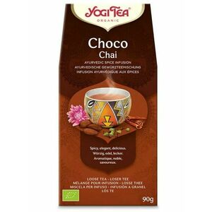 Csokoládés szálas chai bio tea - Yogi Tea kép