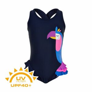COLOR KIDS-Swimsuit w. animal UPF 40+ Dress Blues Kék 116 kép