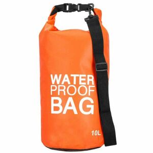Springos Vízálló táska, narancssárga, 10l-es vízhatlan zsák kép