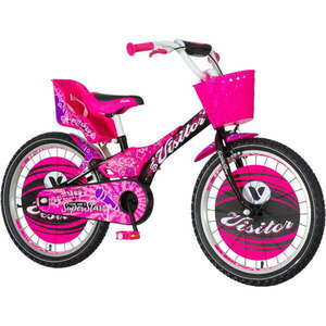 Gyerek kerékpár VENERA SUPER STAR 20" Fekete-rózsaszín színű 12003064 kép