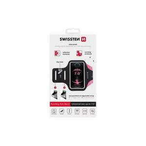 Swissten - telefontartó karpánt sportoláshoz, fekete-rózsaszín, 7... kép