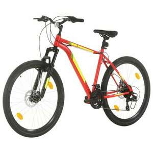 21 sebességes piros mountain bike 27, 5 hüvelykes kerékkel 42 cm kép