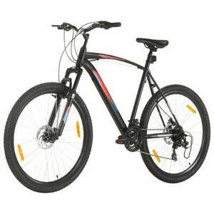 21 sebességes fekete mountain bike 29 hüvelykes kerékkel 53 cm kép