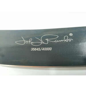 Kés, rozsdamentes acél, Rambo aláírás, gyűjtői kiadás, fekete, 56.5 cm kép