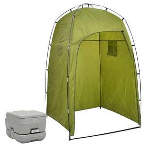 Hordozható kemping wc sátorral 10+10 l kép