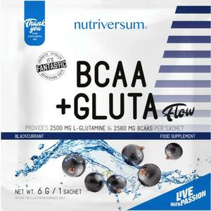 Flow - BCAA+Gluta italpor 6 g kép