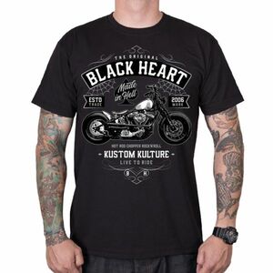 Póló BLACK HEART Moto Kult kép