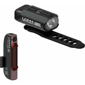 Lezyne Hecto Drive 500XL / Stick Drive Fekete Front 500 lm / Rear 30 lm Lámpa szett kép