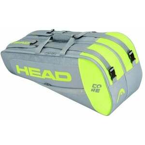 Head Core 6 Green/Neon Yellow Tenisz táska kép
