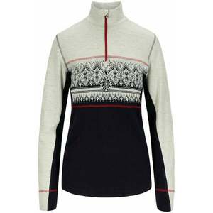 Dale of Norway Moritz Basic Womens Sweater Superfine Merino Navy/White/Raspberry S Szvetter kép