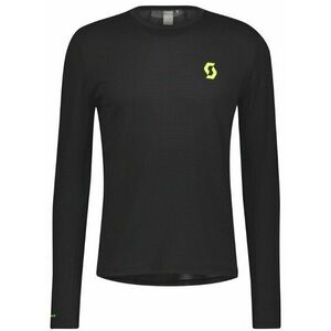 Scott RC Run LS Mens Shirt Black/Yellow XL Hosszúujjú futópólók kép