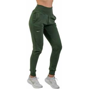 Nebbia High-Waist Loose Fit Sweatpants "Feeling Good" Dark Green M Fitness nadrág kép