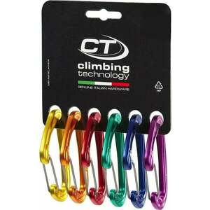 Climbing Technology Fly-Weight EVO Pack D Carabiner Mixed Colors Wire Straight Gate kép