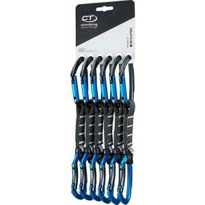 Climbing Technology Lime Set NY Pro Expressz Anthracite/Electric Blue Solid Straight/Solid Bent Gate 12.0 kép