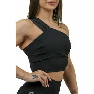 Nebbia High Support Sports Bra INTENSE Asymmetric Black L Fitness fehérnemű kép