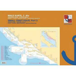 HHI Male Karte Jadransko More/Small Craft Folio Adriatic Sea Eastern Coast Part 2 2022 kép