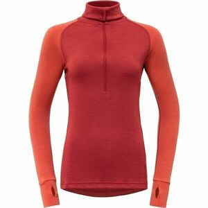 Devold EXPEDITION ZIP NECK Állógalléros női pulóver, piros, veľkosť S kép