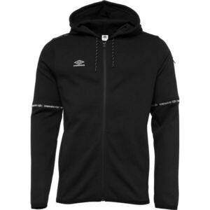 Umbro TECH FZ HOODIE Férfi sportos pulóver, fekete, veľkosť XL kép