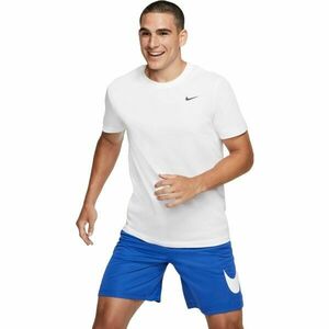 Nike DRY TEE DFC CREW SOLID M Férfi póló edzéshez, fehér, méret kép