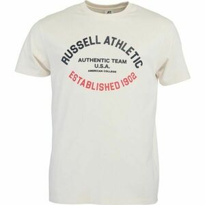 Russell Athletic TEE SHIRT Férfi póló, bézs, veľkosť S kép