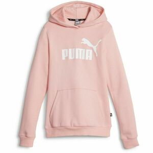 Puma ESS LOGO HOODIE FL G Lány pulóver, rózsaszín, veľkosť 140 kép