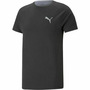 Puma EVOSTRIPE TEE Férfi póló sportoláshoz, fekete, veľkosť S kép