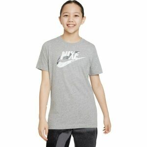 Nike NSW TEE CLUB CAMO Lány póló, szürke, méret kép