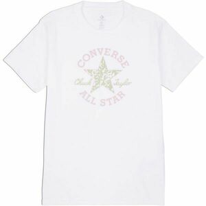 Converse CHUCK PATCH INFILL TEE Női póló, fehér, veľkosť L kép