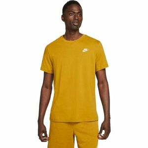 Nike SPORTSWEAR CLUB Férfi póló, sárga, méret kép