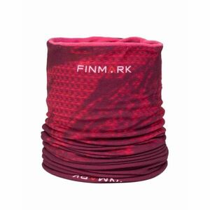 Finmark Multifunkční šátek s flísem Multifunkcionális csősál, piros, veľkosť os kép