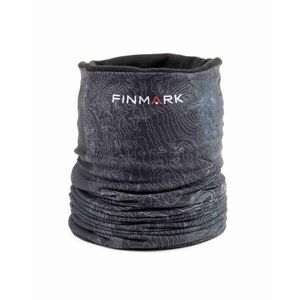 Finmark Multifunkční šátek s flísem Multifunkcionális csősál, sötétszürke, méret kép