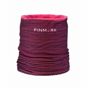 Finmark Multifunkční šátek s flísem Multifunkcionális csősál, bordó, méret kép