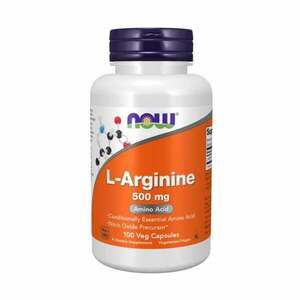 L-arginin 500 mg - NOW Foods kép