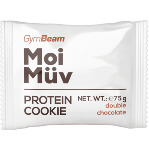 Protein szeletek és kekszek GymBeam MoiMüv Protein Cookie - GymBeam double chocolate - 75 g kép