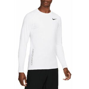 Hosszú ujjú póló Nike Pro Warm Sweatshirt Weiss F100 kép