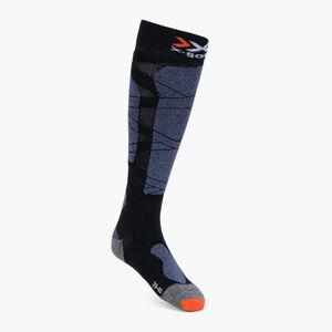 X-Socks Carve Silver 4.0 fekete-szürke sí zokni XSSS47W19U kép