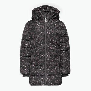 Szín Gyerek kabát Steppelt AOP AF 8.000 fekete/rózsaszín pehelypaplan kabát 740728 kép