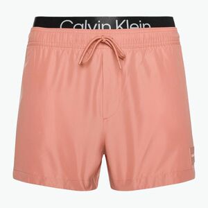 Férfi Calvin Klein Short Double Wb rózsaszínű fürdőruha kép