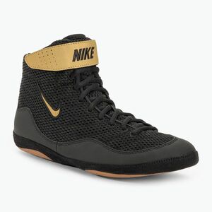 Férfi birkózó cipő Nike Inflict 3 Limited Edition fekete/vegas arany kép