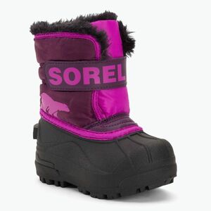 Sorel Snow Commander gyermek hócsizma lila dália/groovy pink kép