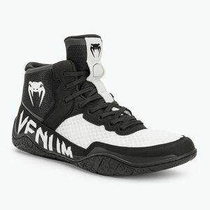 Venum Elite birkózó bokszcipő fekete/fehér kép