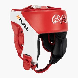 Boksz fejvédő Rival Amateur Competition Headgear red/white kép