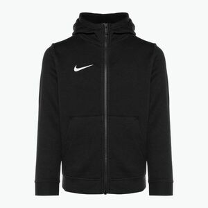 Gyermek Nike Park 20 teljes cipzáras kapucnis pulóver fekete/fehér kép