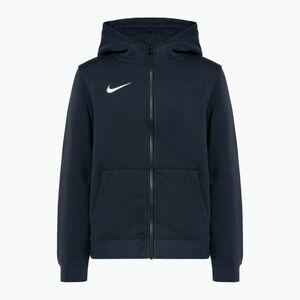 Gyermek Nike Park 20 teljes cipzáras kapucnis pulóver obszidián/fehér kép