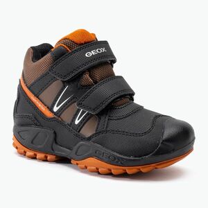 Junior cipő Geox New Savage Abx black/dark orange kép
